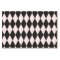 Black White Harlequin Pattern