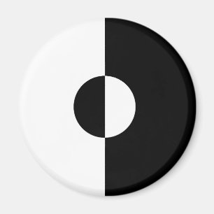 Black & White Harmony Magnet