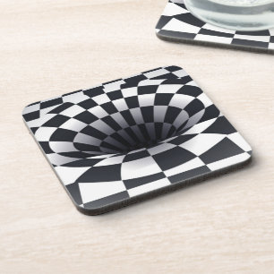 Black & White Hole  Coaster