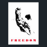 Black White Horse Motivational Freedom Pop Art Poster<br><div class="desc">Wild Horses Digital Artworks,  Paintings,  Pictures and Images</div>