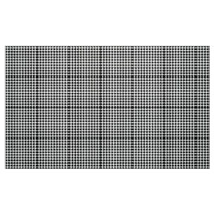 Black White Houndstooth Fabric