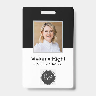 Black & White ID Badge