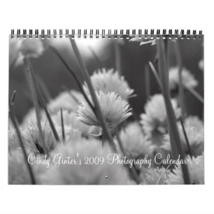 Black, White, Infrared Calendar