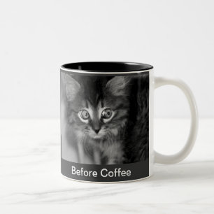 Black & White Kitty Coffee Mug