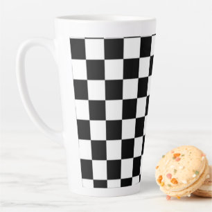 Black & White Latte Mug