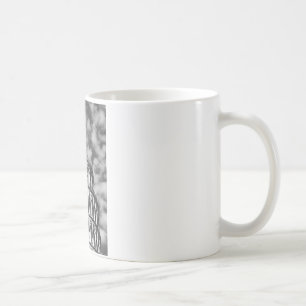 Black White Leaning Tower of Pisa Italy Coffee Mug
