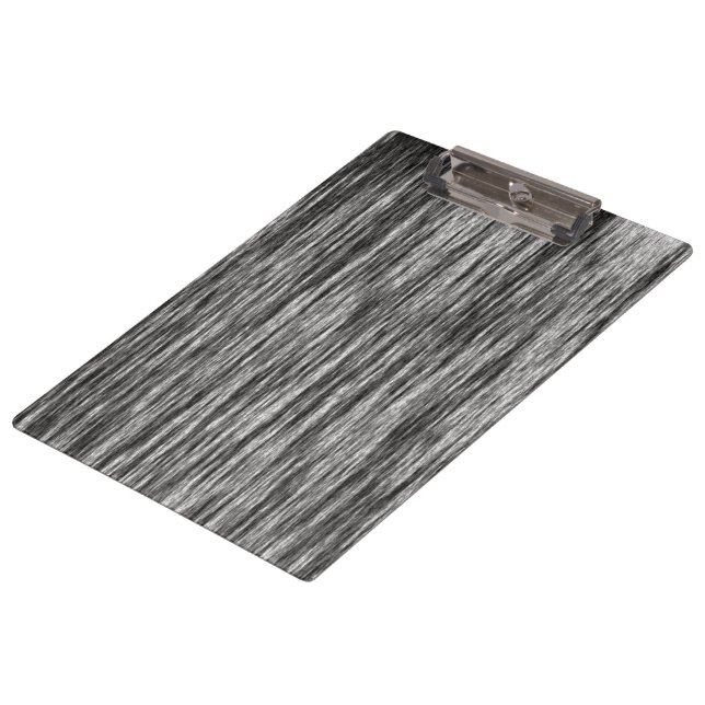 "Black / white lines pattern" - Clipboard (Angled)