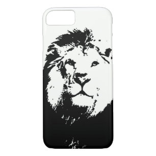 Black & White Lion iPhone 7 Case