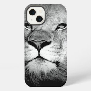 Black & White Lion iPhone 13 Case