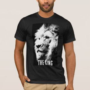 Black & White Lion Men's Bella Canvas Short Sleeve T-Shirt