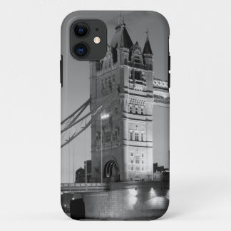 Black White London Tower Bridge iPhone 11 Case