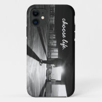 Black & White Longboarding iPhone 5/5S Case