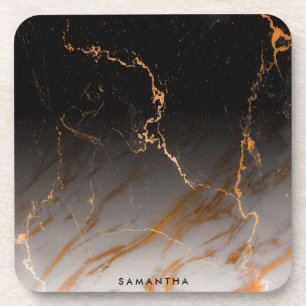 Black & White Marble Coaster