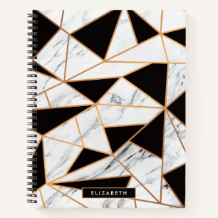 Black & White Marble Notebook