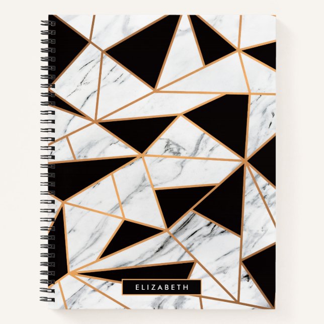 Black & White Marble Notebook (Front)