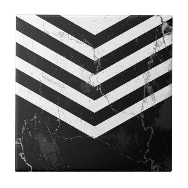 Black & White Marble Tile (Front)