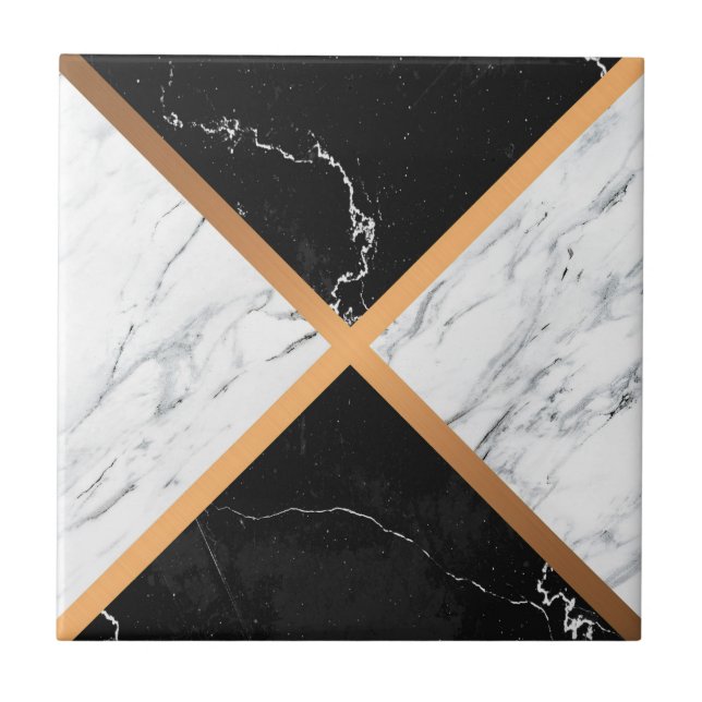 Black & White Marble Tile (Front)