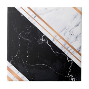 Black & White Marble Tile