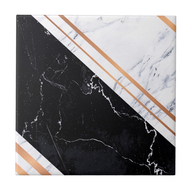 Black & White Marble Tile (Front)