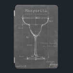 Black & White Margarita Glass Blueprint iPad Mini Cover<br><div class="desc">Black & White Margarita Glass Blueprint. Artist: Ethan Harper. Image ID: 106175Z.</div>
