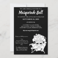 Black & White Masquerade Ball Fundraiser Gala