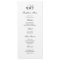 Black & White Matte Monogram Wedding Menu
