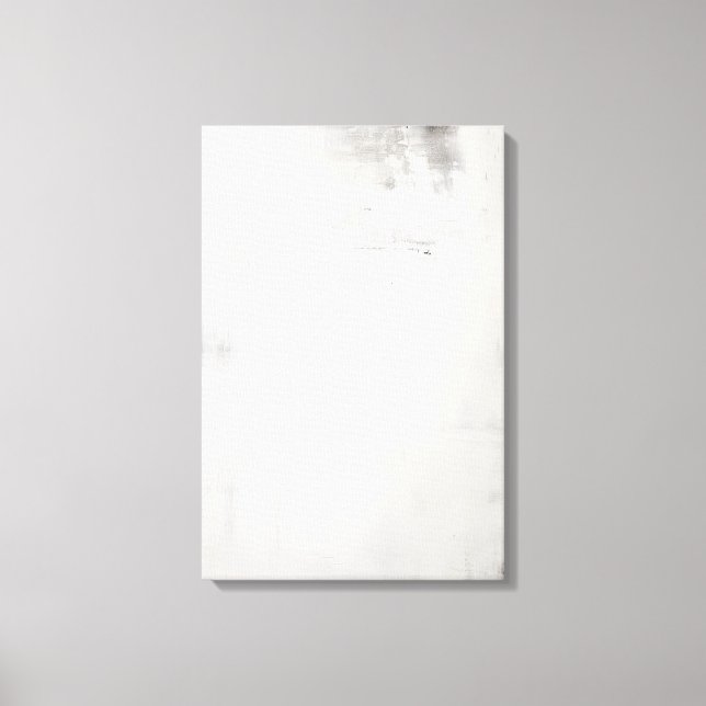 Black & White Minimalist Art | Whispered Elegance Canvas Print (Front)