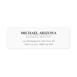 Black & White Minimalist Simple Plain 
