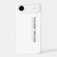 Black & White Minimalist Simple Plain Modern