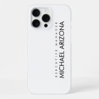 Black & White Minimalist Simple Plain Modern