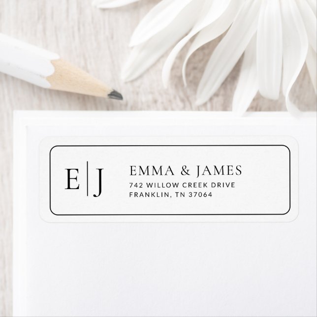 Black & White Minimalist Typography Wedding (Insitu)