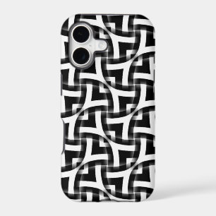 Black+White Modern Abstract Pattern iPhone 5 Case