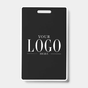 Black White Modern Business Logo Photo Salon Spa  Badge