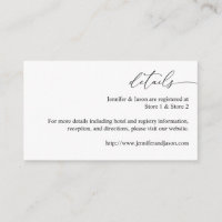 Black & White Modern Calligraphy 3 Details SM