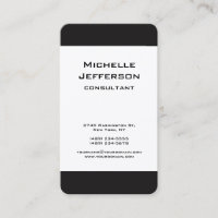 Black & White Modern Minimalist Professional