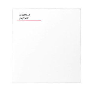 Black & White Modern Professional Exclusive Notepad