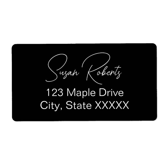 Black & White Modern Wedding  (Devant)