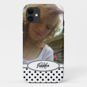 Black & White: Monogram: Picture: iPhone 5 Case