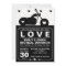 Black & White Motorcycle Biker Silhouette Wedding