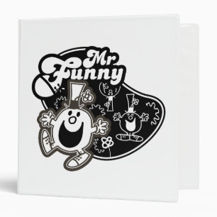 Black & White Mr. Funny Binder