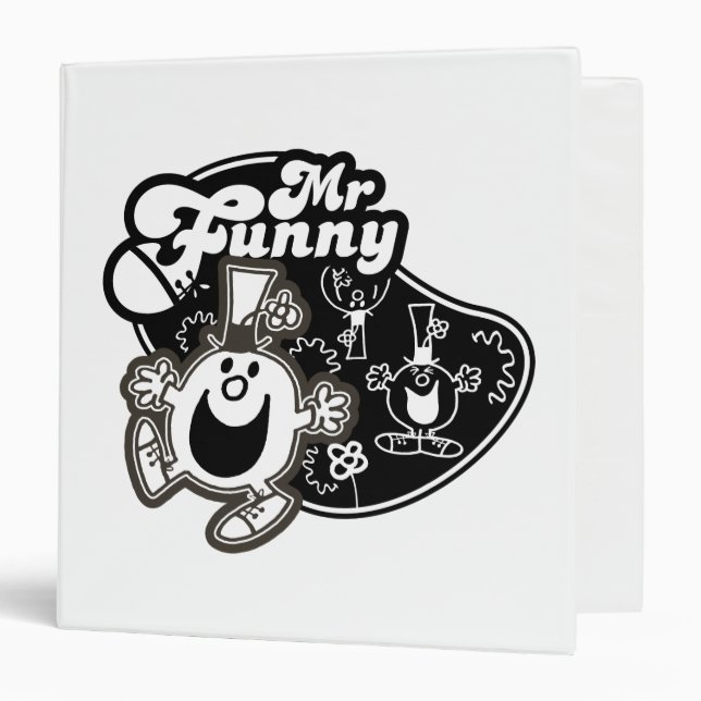 Black & White Mr. Funny Binder (Front/Inside)