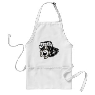 Black & White Mr. Funny Standard Apron