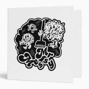 Black & White Mr. Messy Cleaning Binder