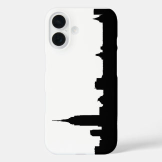 Black White New York iPhone 16 Case