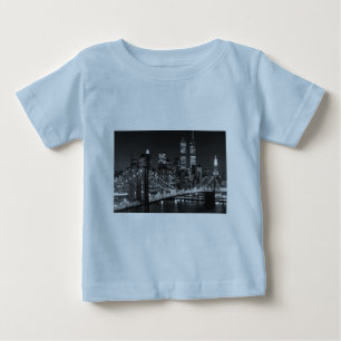Black & White New York City Baby T-Shirt