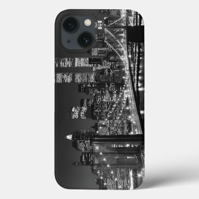 Black & White New York City Case-Mate iPhone Case (Back)