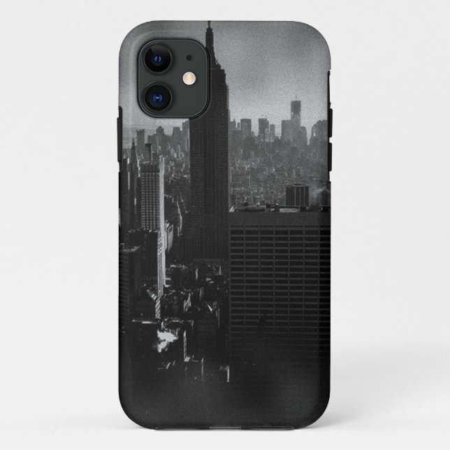 Black & White New York City Case-Mate iPhone Case (Back)