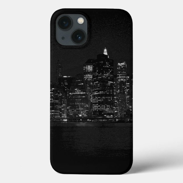 Black & White New York City Case-Mate iPhone Case (Back)