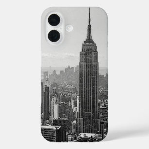Black & White New York City iPhone 16 Case