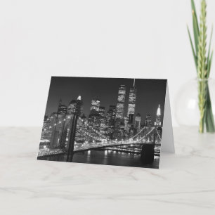 Black & White New York City Holiday Card